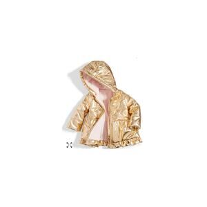 First Impressions Baby Girls Metallic Puffer Coat 6-9m 3128